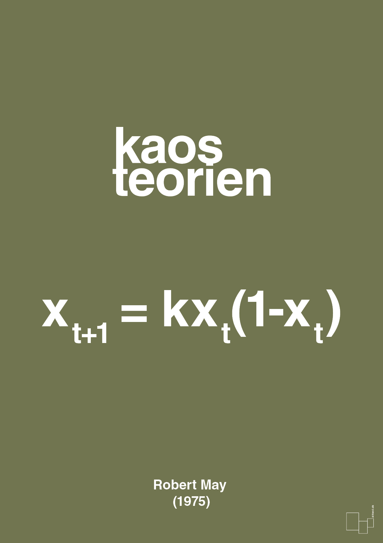 plakat: kaos teorien - secret meadow-Ligninger-A1two3