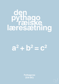 plakat: den pythagoræiske læresætning - heavenly blue-Ligninger-A1two3