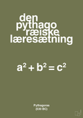 plakat: den pythagoræiske læresætning - secret meadow-Ligninger-A1two3