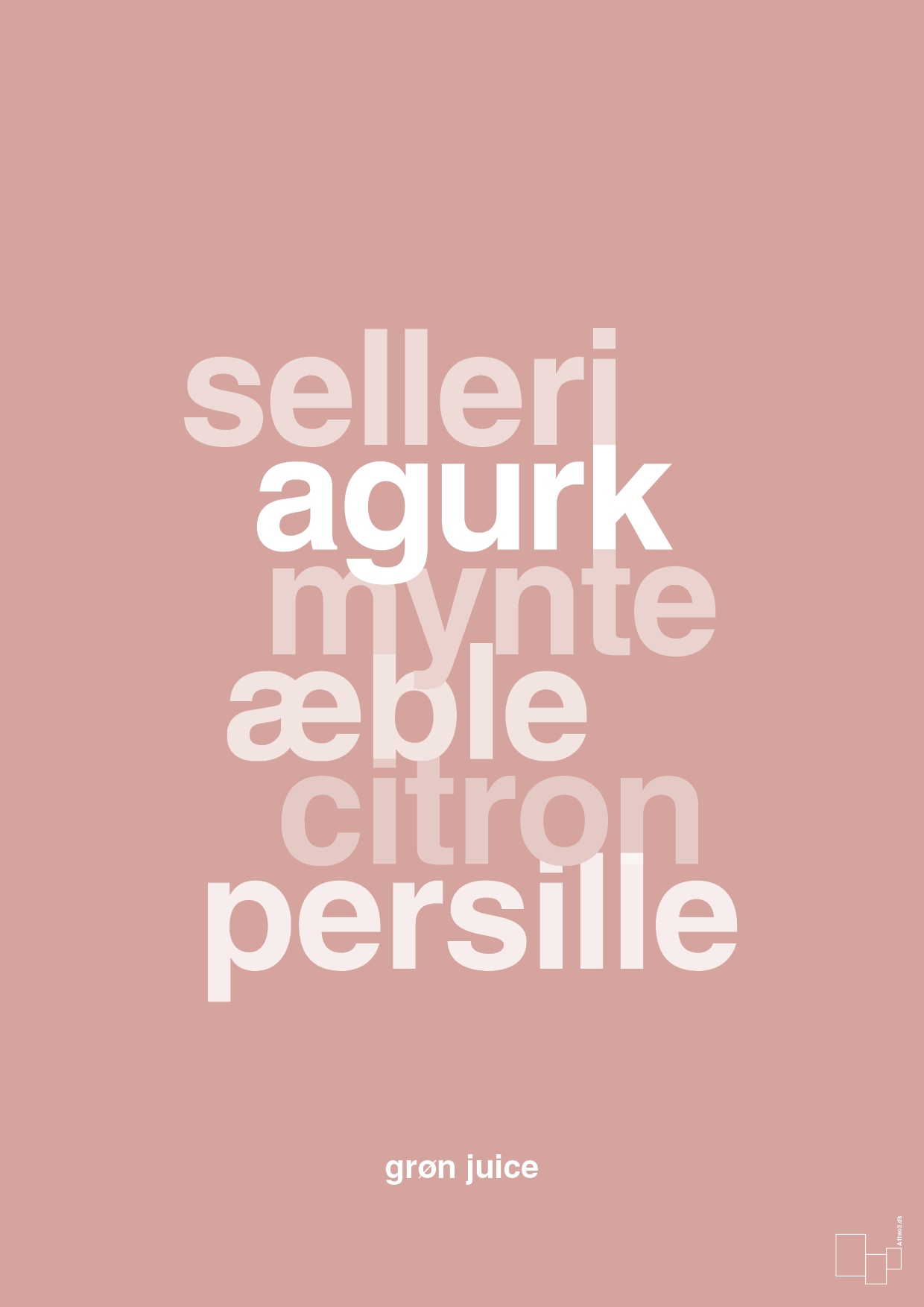 plakat: grøn juice - bubble shell-Opskrifter-A1two3
