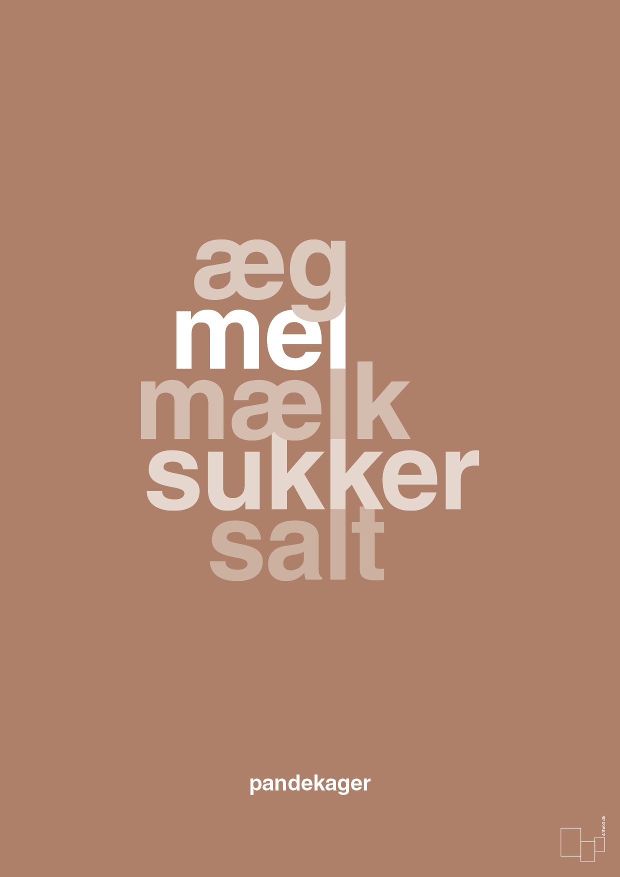 plakat: pandekager - cider spice-Opskrifter-A1two3