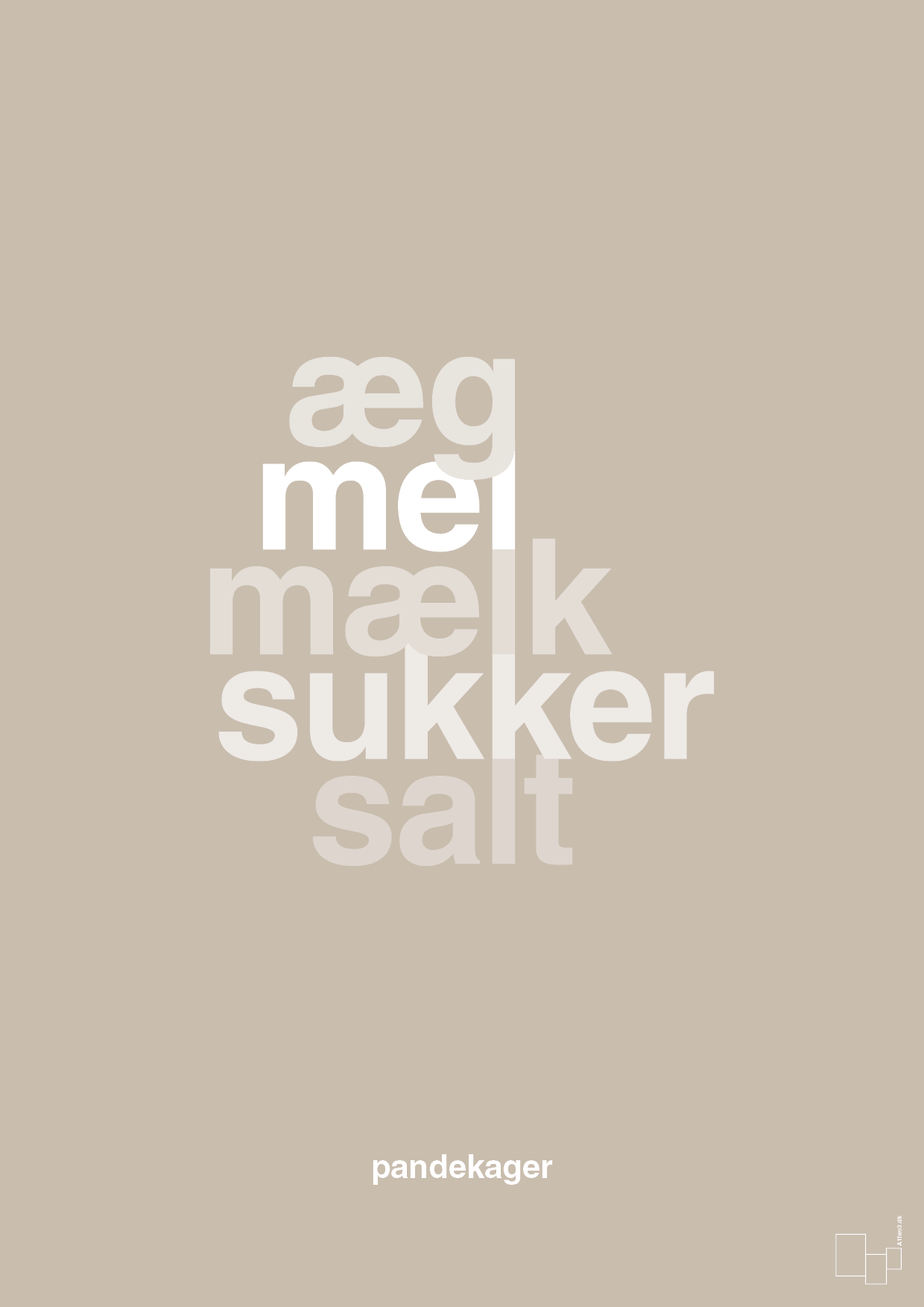 plakat: pandekager - creamy mushroom-Opskrifter-A1two3