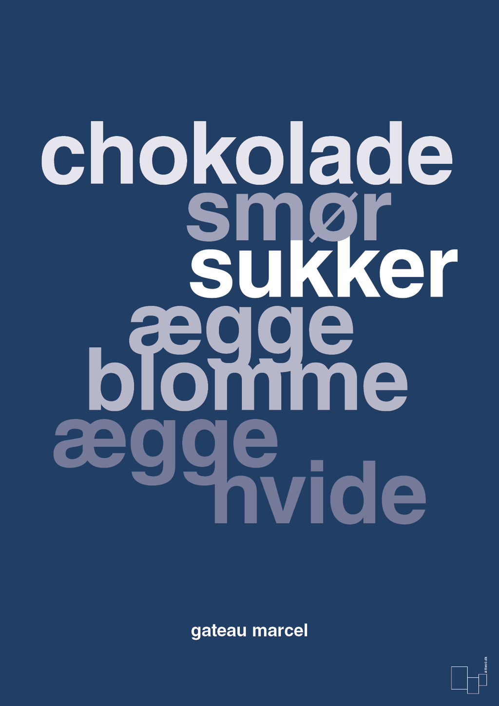 plakat: gateau marcel - lapis blue-Opskrifter-A1two3