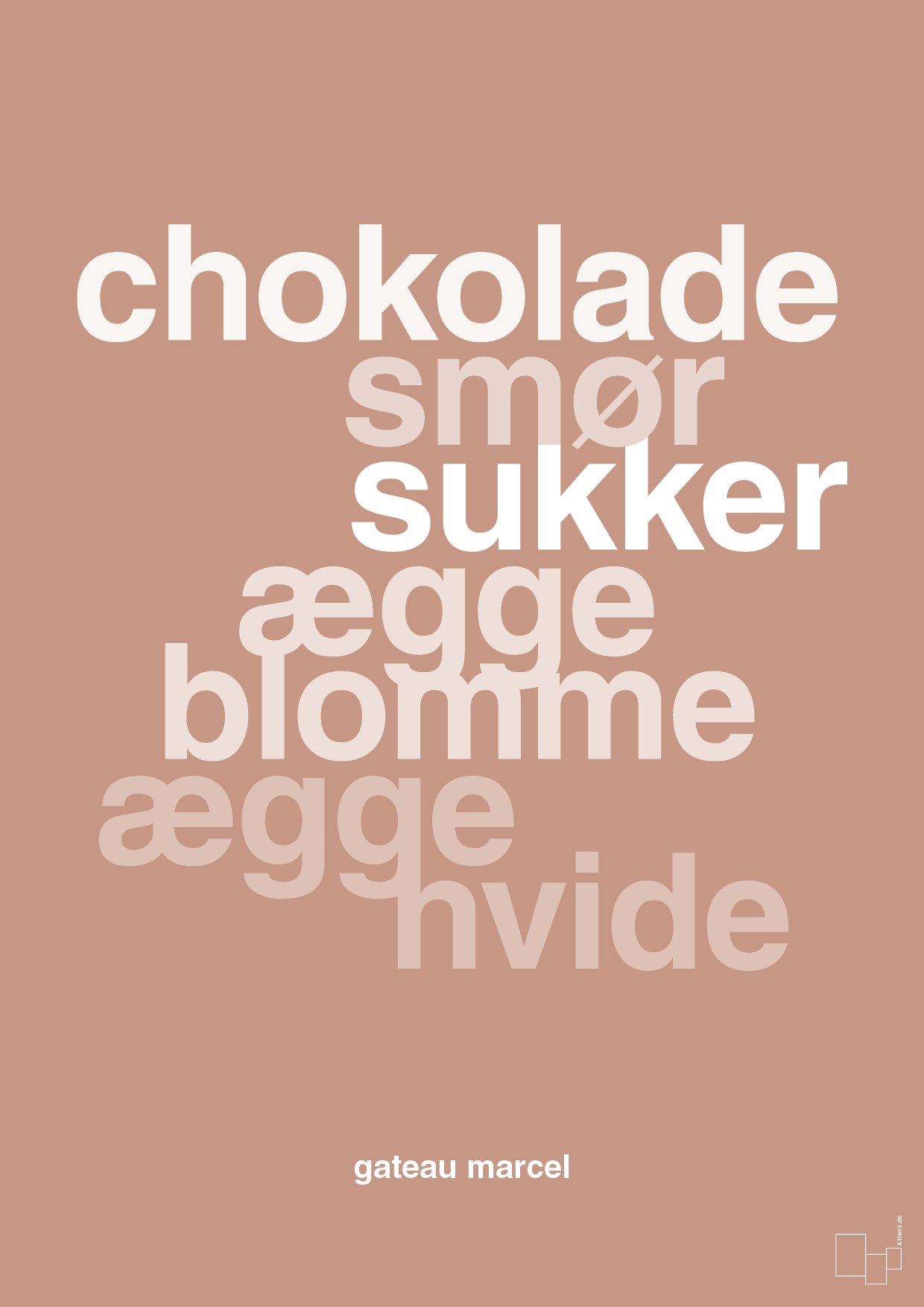 plakat: gateau marcel - powder-Opskrifter-A1two3