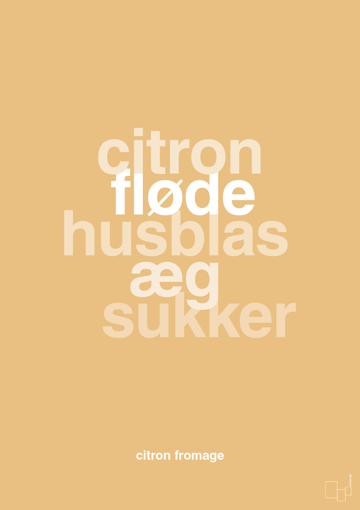 plakat: citron fromage - charismatic-Opskrifter-A1two3