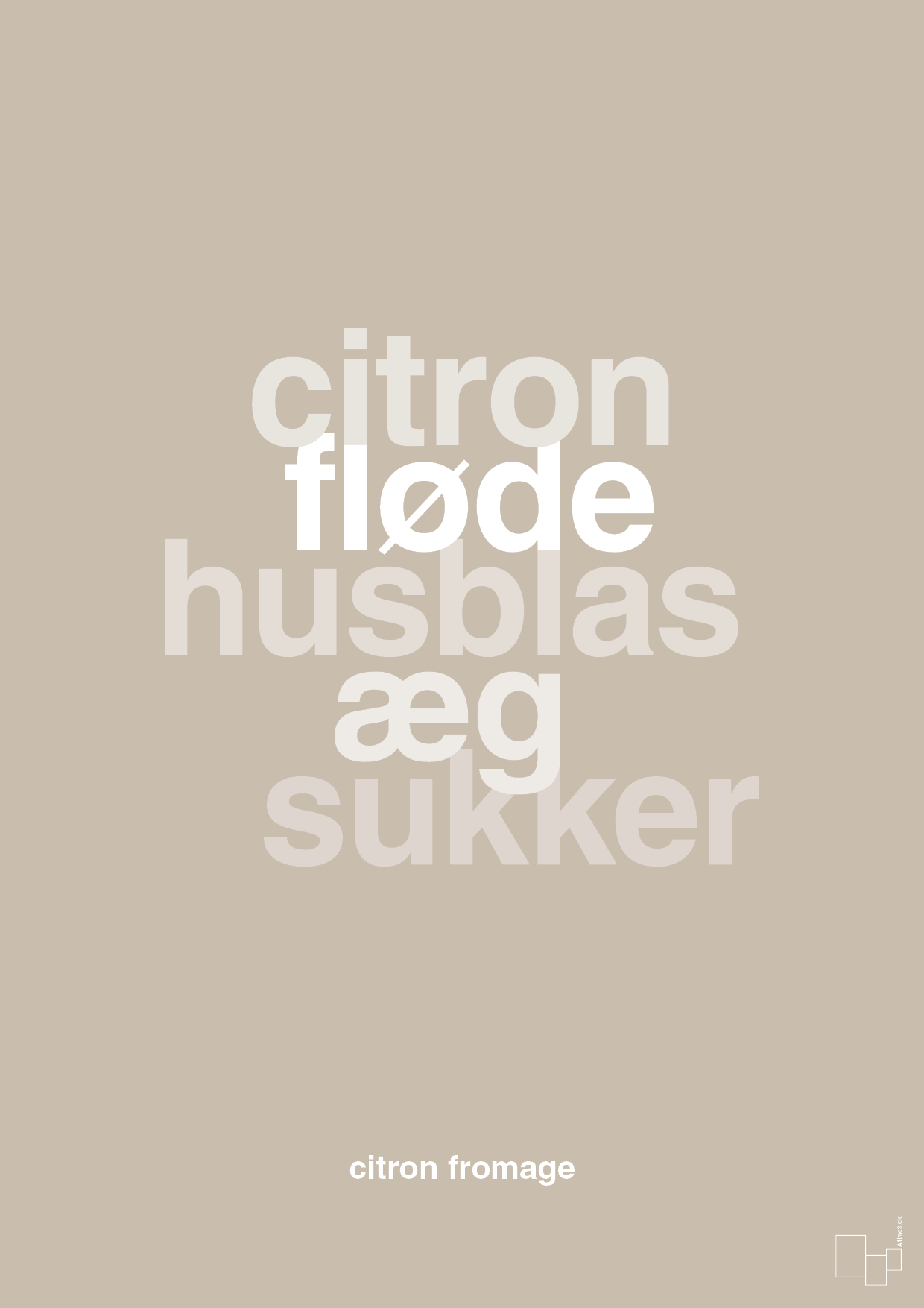 plakat: citron fromage - creamy mushroom-Opskrifter-A1two3