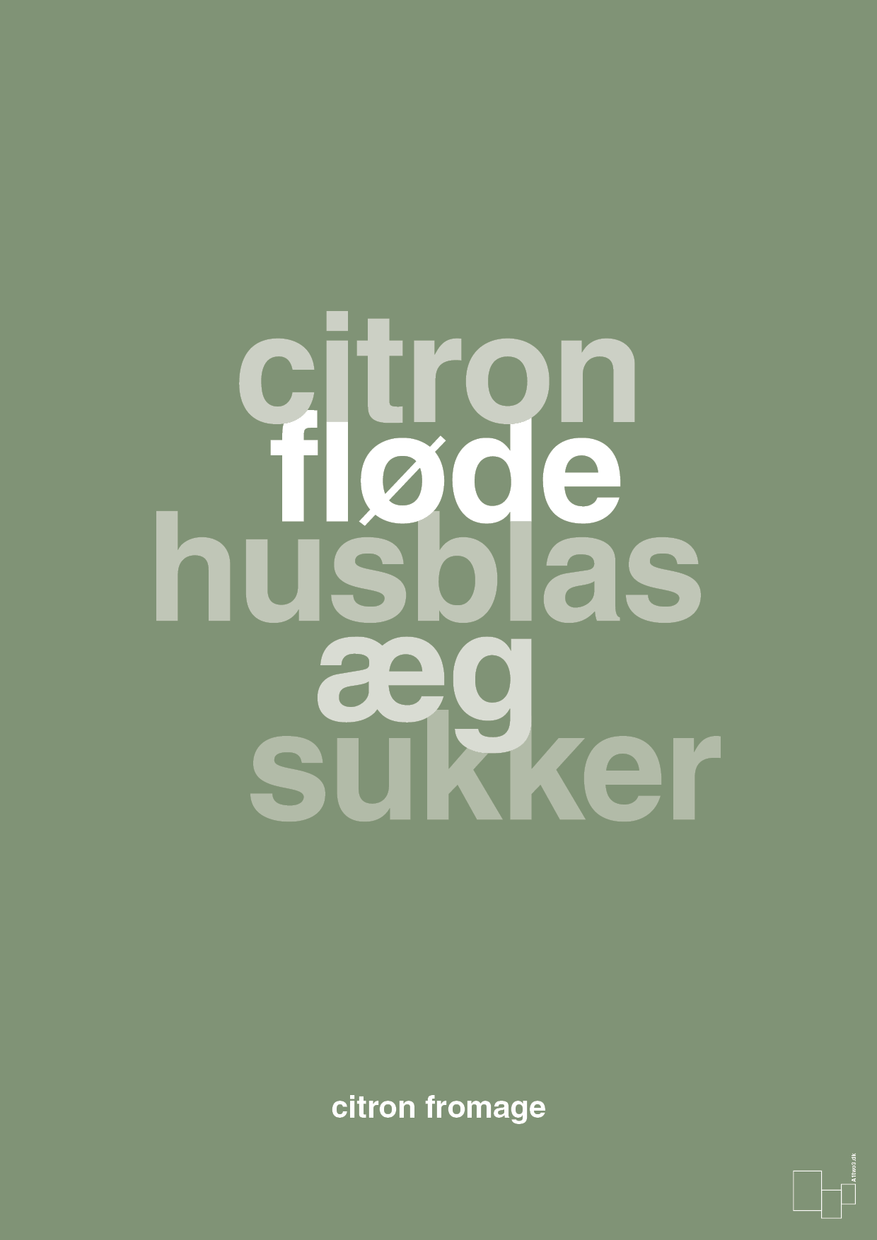 plakat: citron fromage - jade-Opskrifter-A1two3