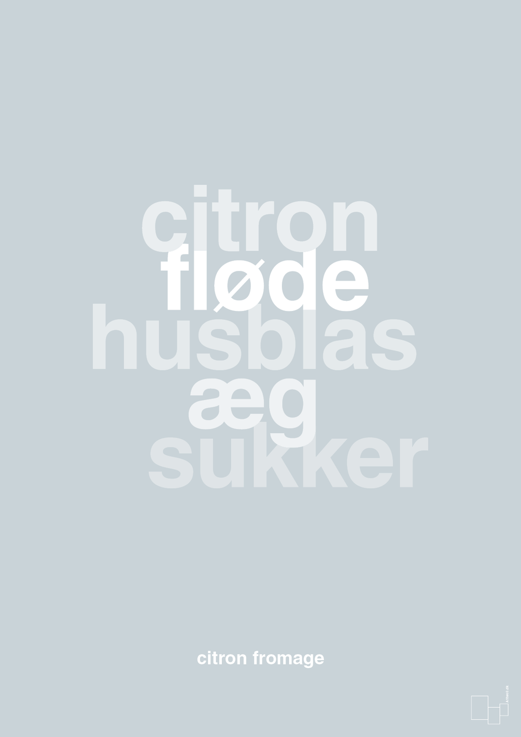 plakat: citron fromage - light drizzle-Opskrifter-A1two3