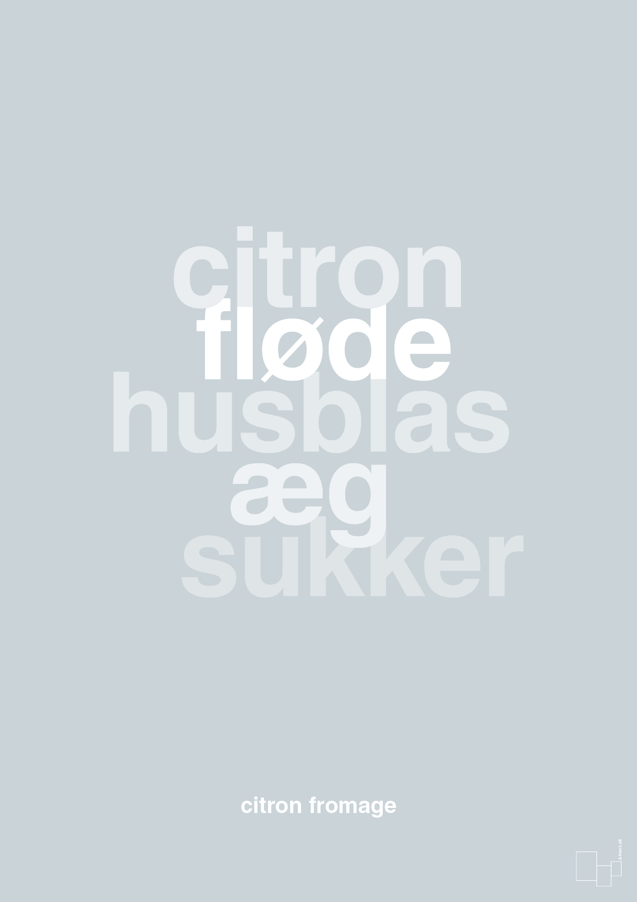 plakat: citron fromage - light drizzle-Opskrifter-A1two3