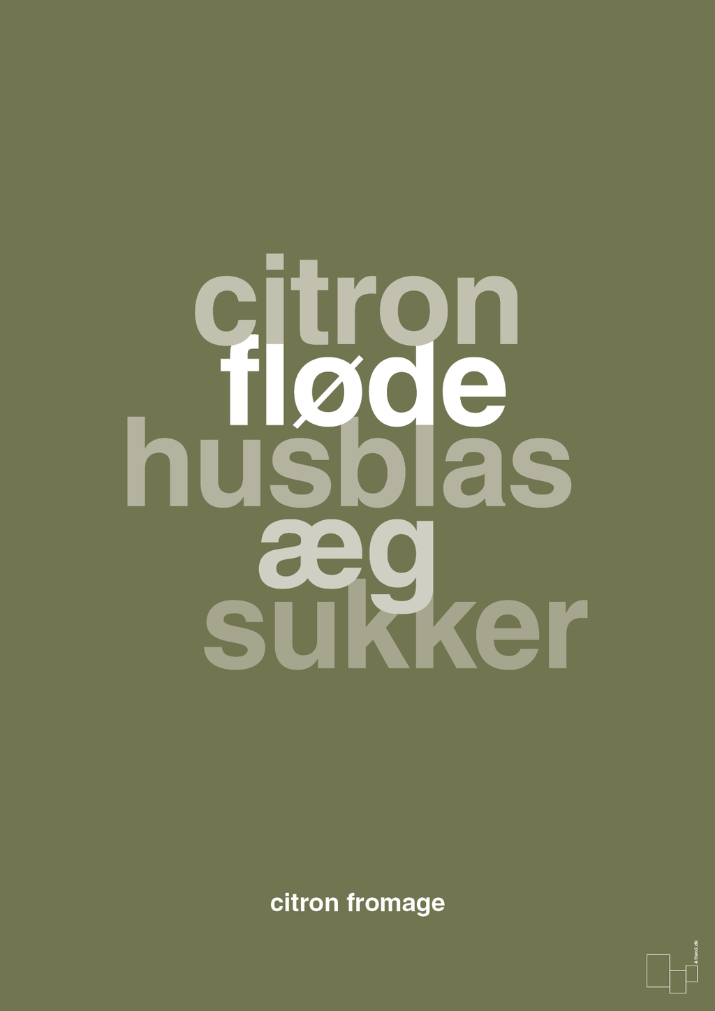 plakat: citron fromage - secret meadow-Opskrifter-A1two3