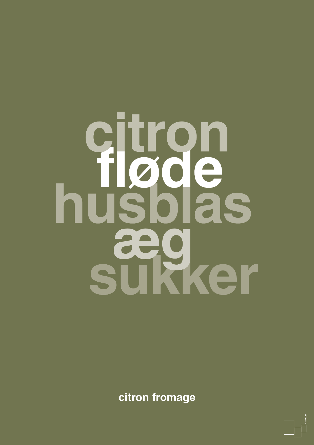 plakat: citron fromage - secret meadow-Opskrifter-A1two3