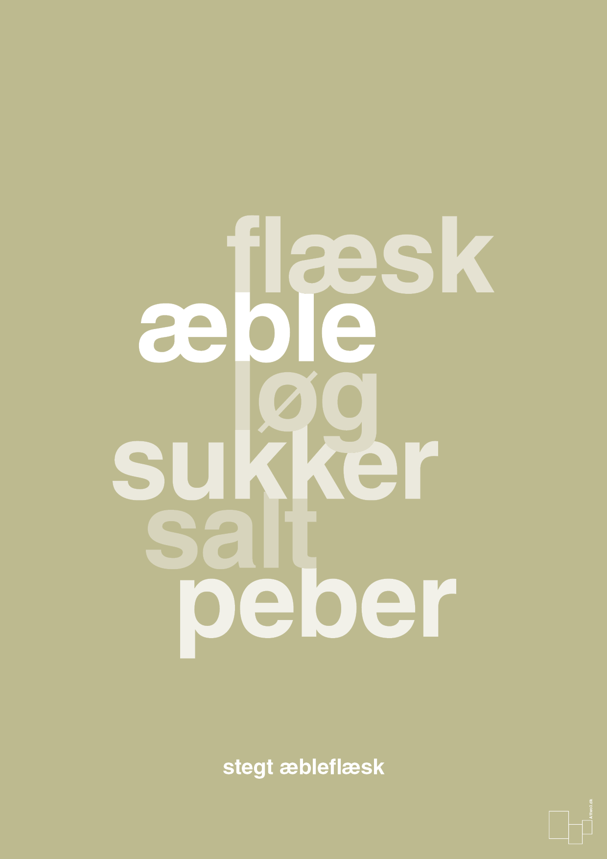 plakat: stegt flæsk - back to nature-Opskrifter-A1two3