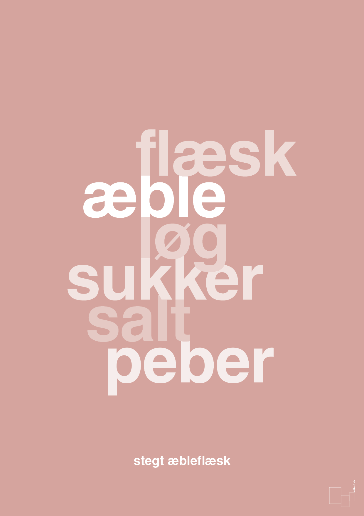 plakat: stegt flæsk - bubble shell-Opskrifter-A1two3