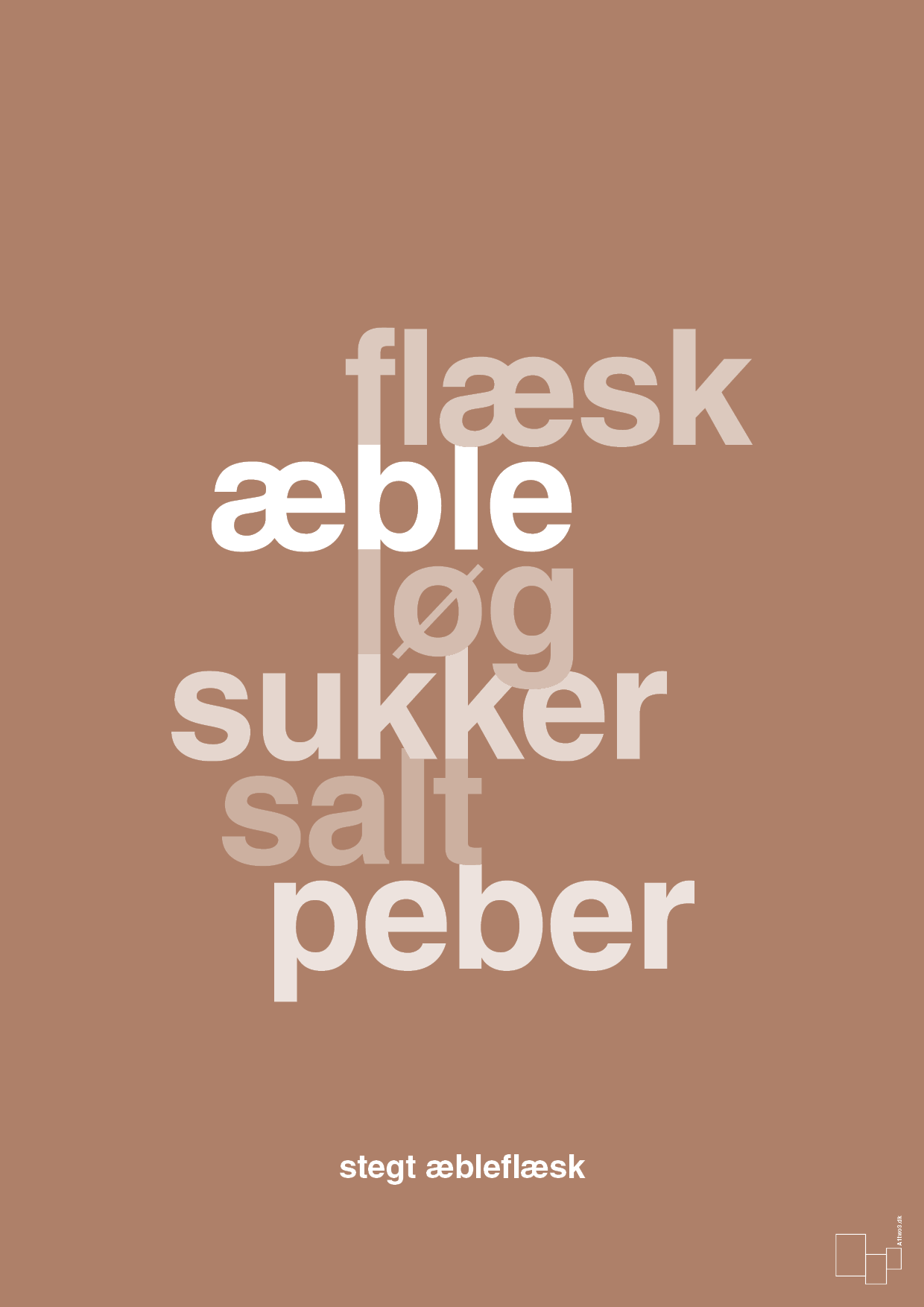 plakat: stegt flæsk - cider spice-Opskrifter-A1two3