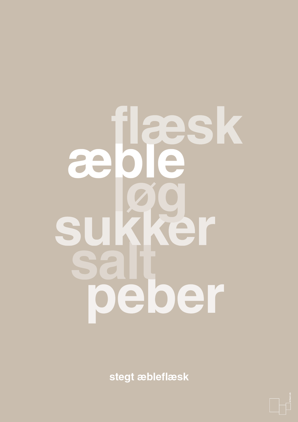 plakat: stegt flæsk - creamy mushroom-Opskrifter-A1two3