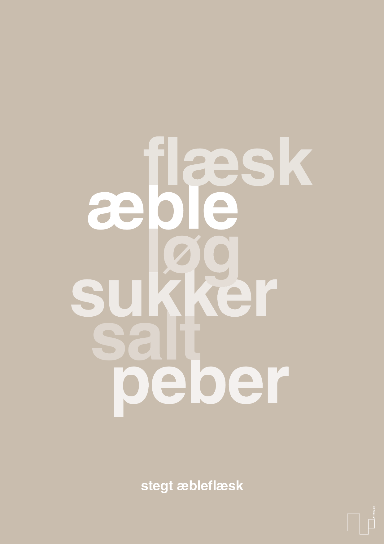 plakat: stegt flæsk - creamy mushroom-Opskrifter-A1two3