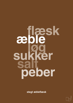 plakat: stegt flæsk - dark brown-Opskrifter-A1two3