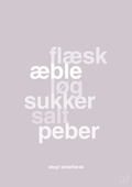 plakat: stegt flæsk - dusty lilac-Opskrifter-A1two3