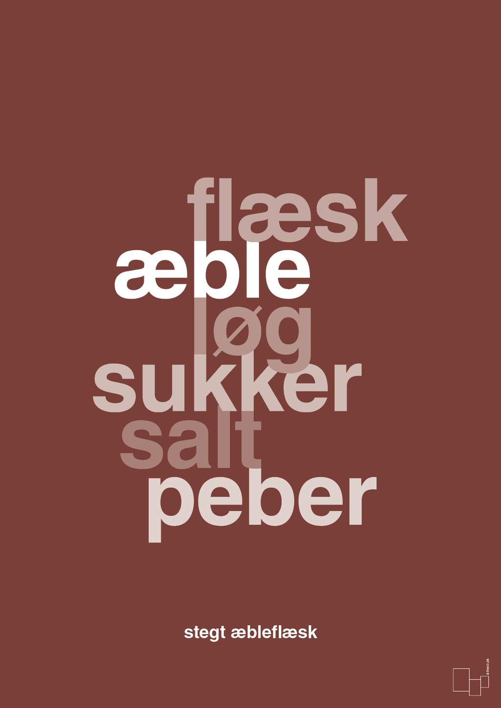 plakat: stegt flæsk - red pepper-Opskrifter-A1two3
