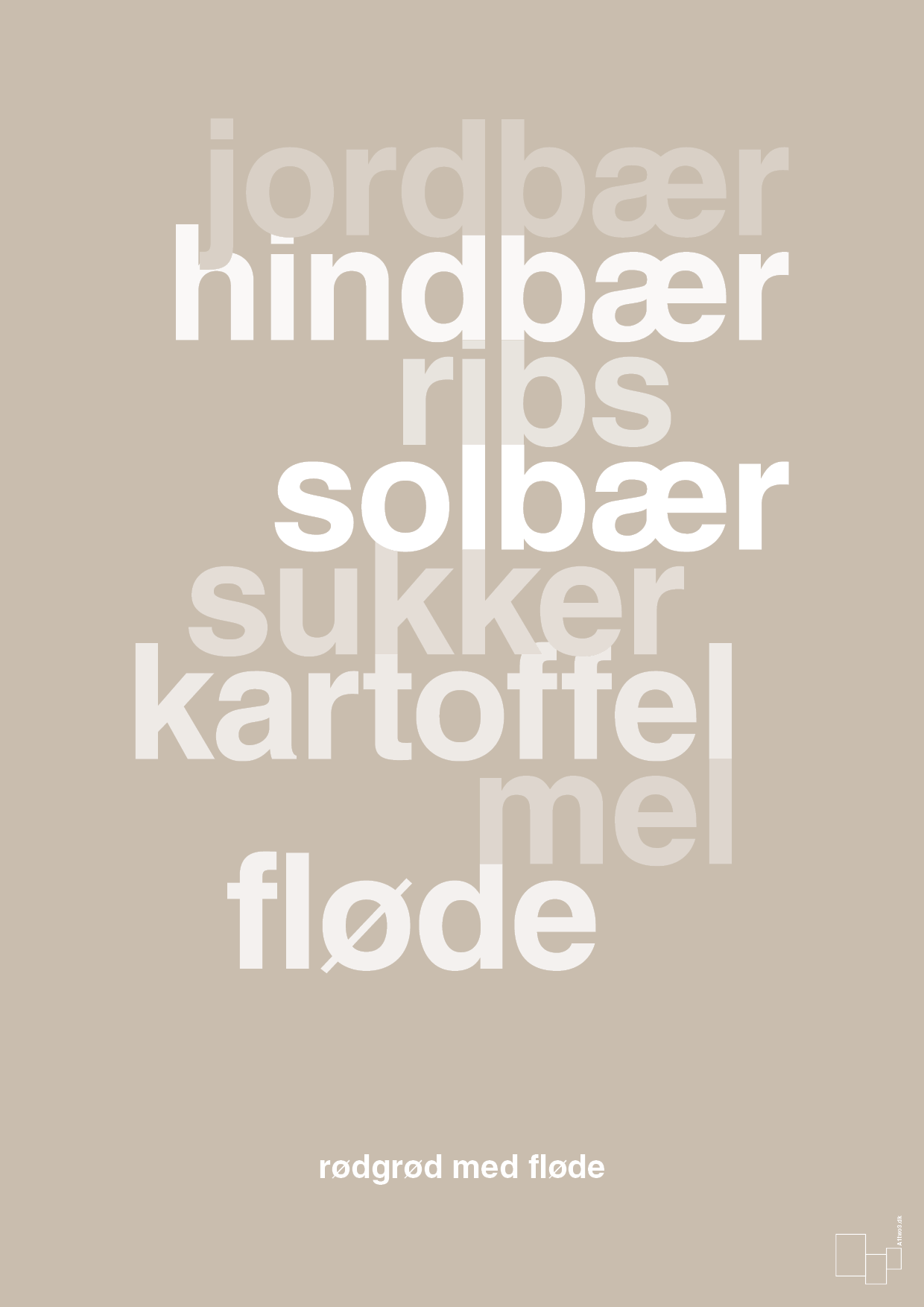 plakat: rødgrød med fløde - creamy mushroom-Opskrifter-A1two3