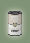 plakat: dåse med asparges soup - jade-Dåser-A1two3