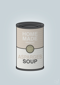 plakat: dåse med asparges soup - light drizzle-Dåser-A1two3