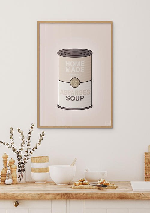 Dåse med asparges soup - petrol-Dåser-A1two3