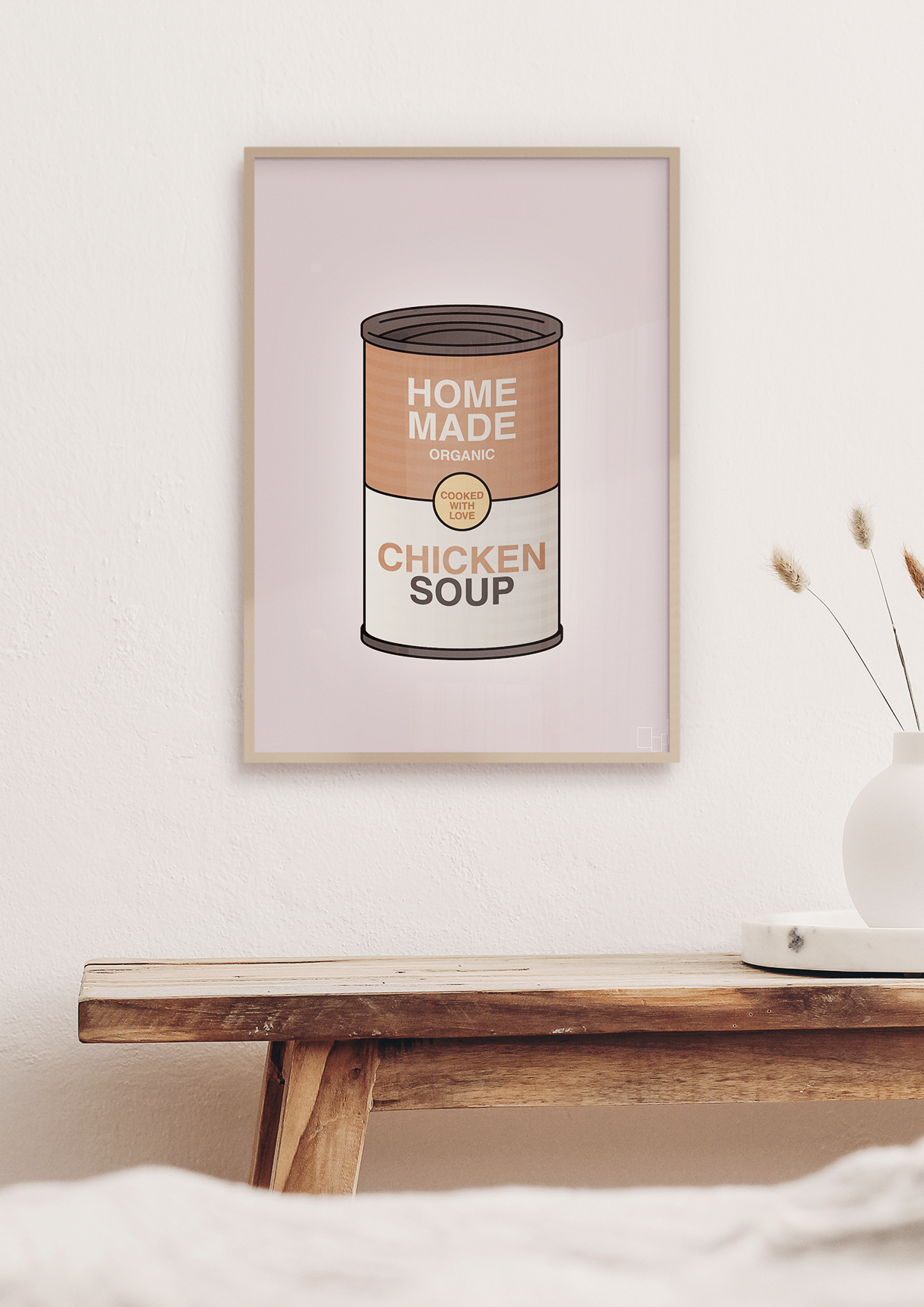 plakat: dåse med chicken soup - jade-Dåser-A1two3