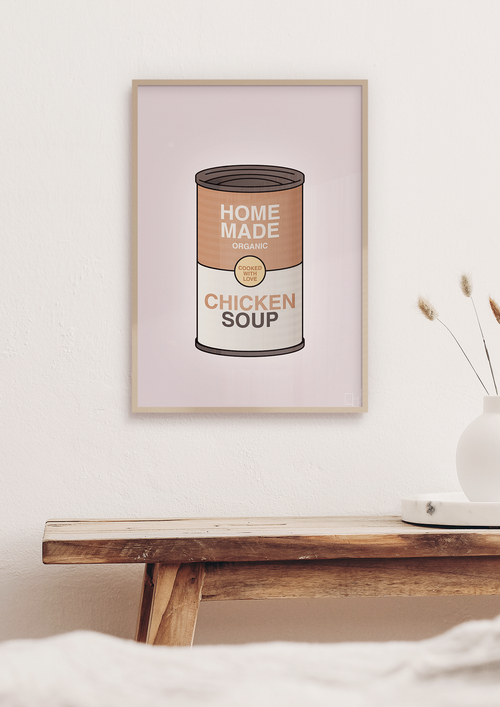 Dåse med chicken soup - petrol-Dåser-A1two3