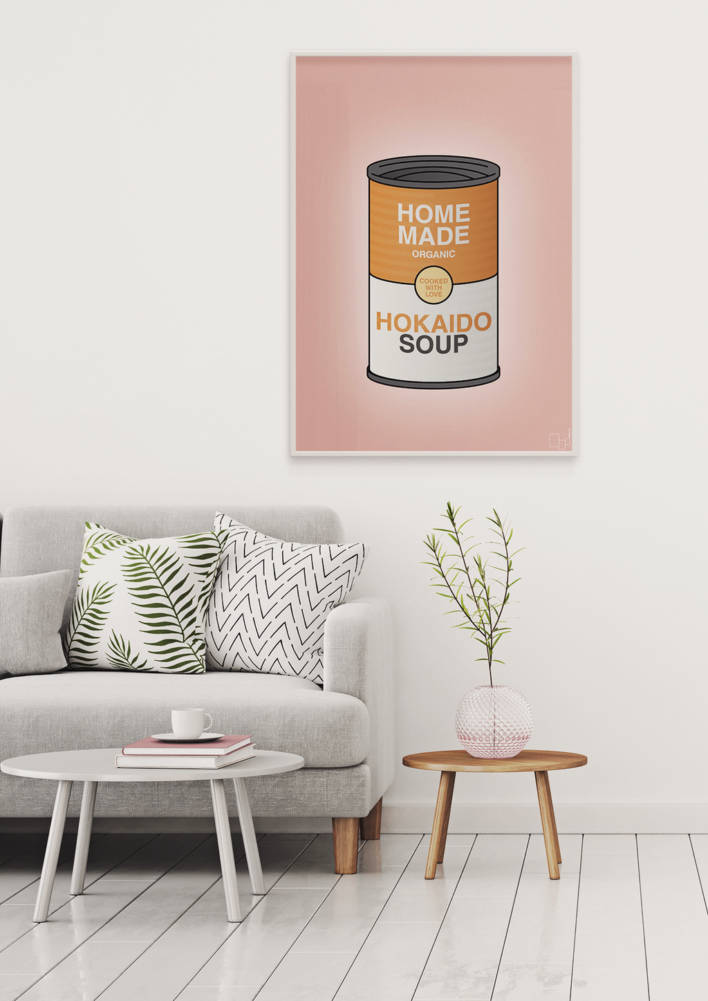 plakat: dåse med hokaido soup - red pepper-Dåser-A1two3