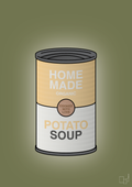 plakat: dåse med potato soup - secret meadow-Dåser-A1two3