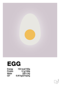 plakat: egg nutrition og miljø - dusty lilac-Ingredienser-A1two3