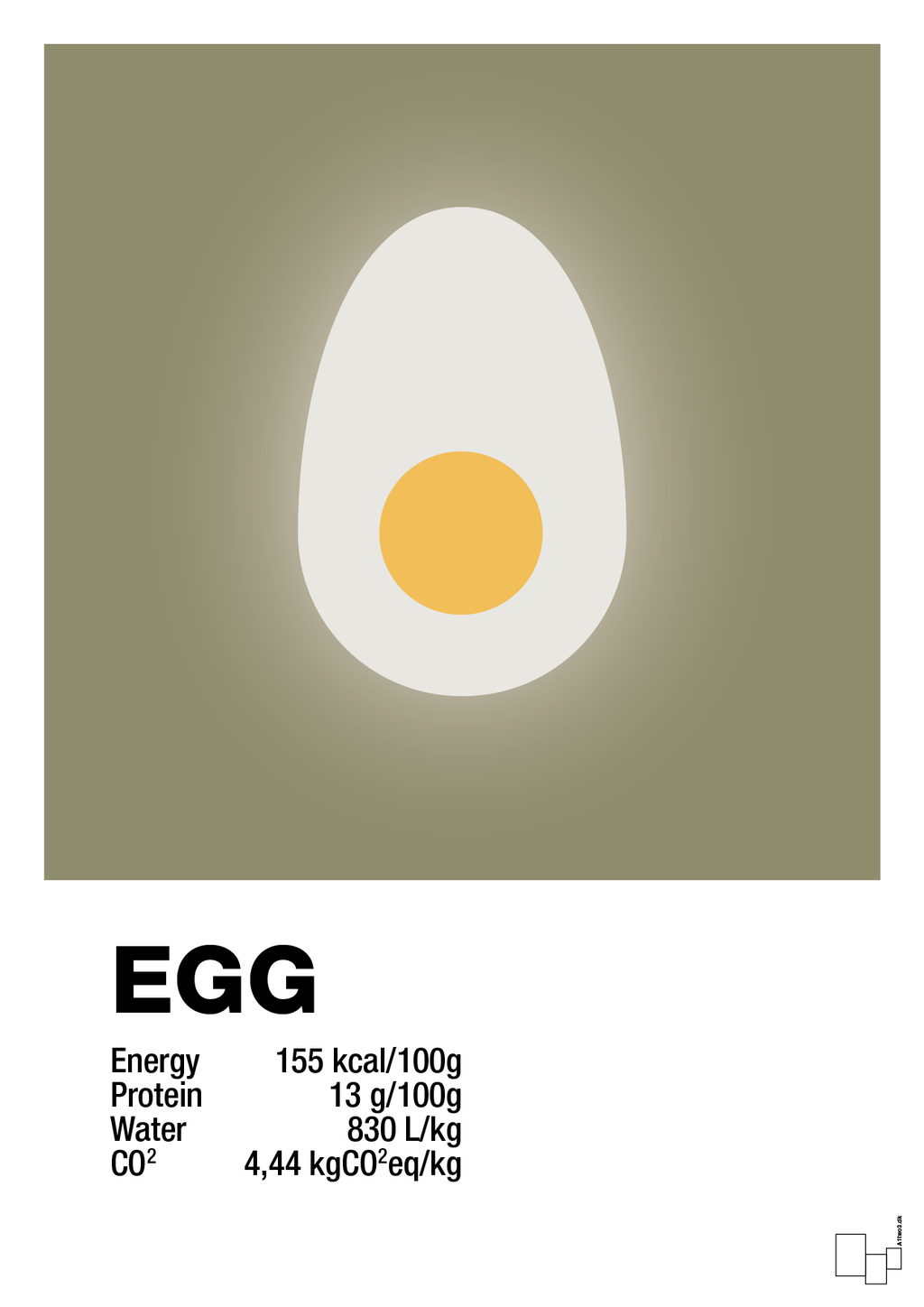 plakat: egg nutrition og miljø - misty forrest-Ingredienser-A1two3