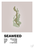 plakat: seaweed nutrition og miljø - broken beige-Ingredienser-A1two3