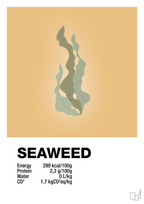 plakat: seaweed nutrition og miljø - charismatic-Ingredienser-A1two3