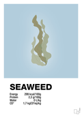 plakat: seaweed nutrition og miljø - heavenly blue-Ingredienser-A1two3