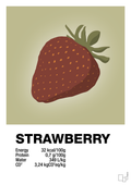 plakat: strawberry nutrition og miljø - back to nature-Ingredienser-A1two3