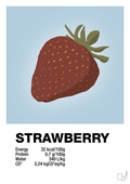 plakat: strawberry nutrition og miljø - heavenly blue-Ingredienser-A1two3