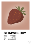 plakat: strawberry nutrition og miljø - powder-Ingredienser-A1two3