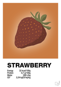 plakat: strawberry nutrition og miljø - rumba orange-Ingredienser-A1two3
