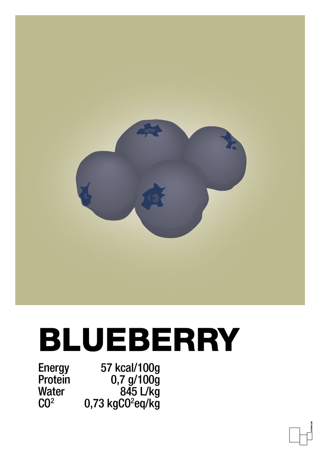 plakat: blueberry nutrition og miljø - back to nature-Ingredienser-A1two3