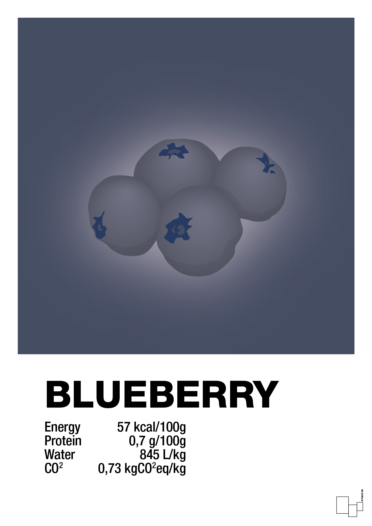 Blueberry nutrition og miljø - petrol-Ingredienser-A1two3