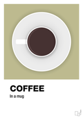 plakat: coffee in a mug - back to nature-Kaffe-A1two3