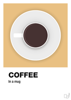plakat: coffee in a mug - charismatic-Kaffe-A1two3