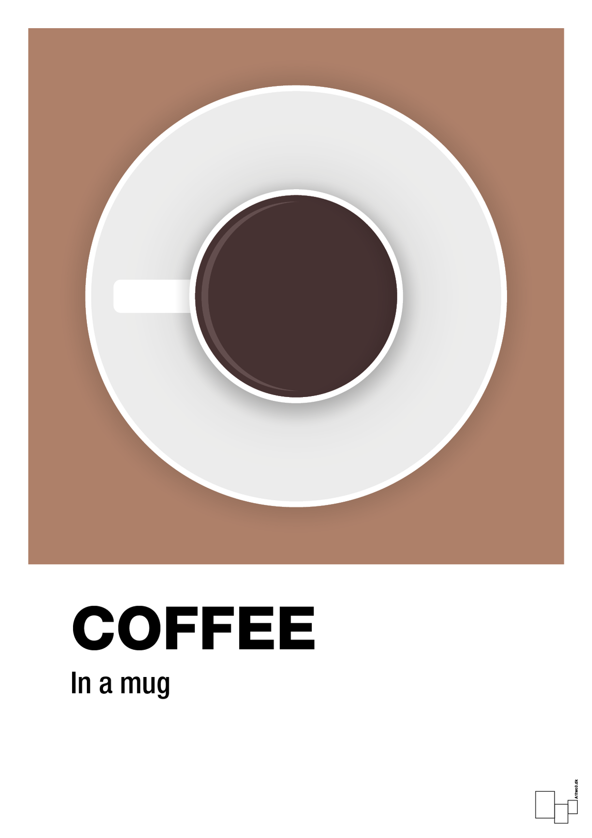 plakat: coffee in a mug - cider spice-Kaffe-A1two3