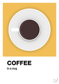 plakat: coffee in a mug - honeycomb-Kaffe-A1two3