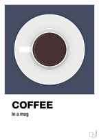 Coffee in a mug - petrol-Kaffe-A1two3