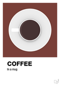 plakat: coffee in a mug - red pepper-Kaffe-A1two3