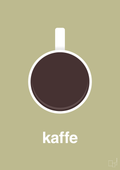 plakat: kaffe kop - back to nature-Kaffe-A1two3