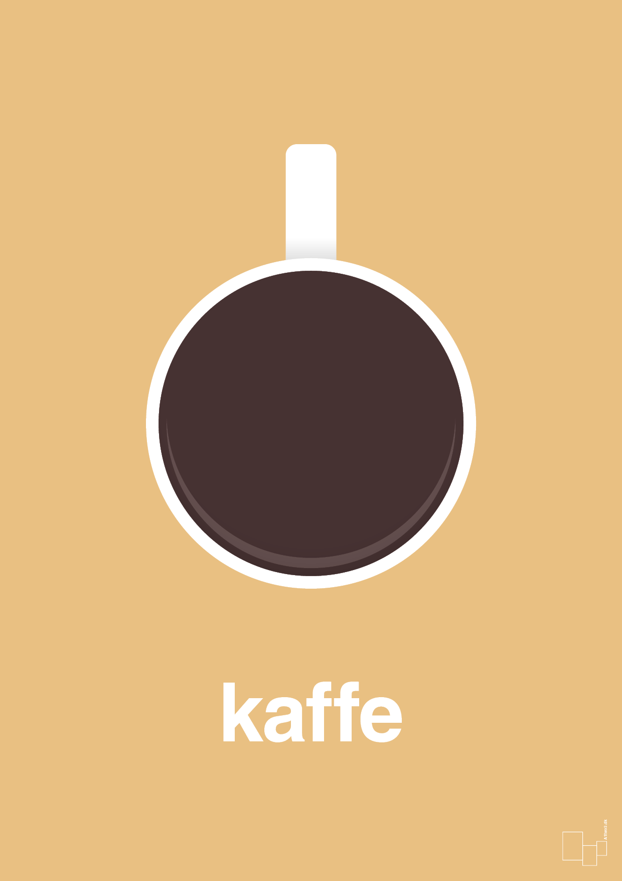 plakat: kaffe kop - charismatic-Kaffe-A1two3